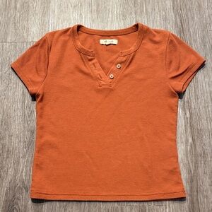 Madewell Terracotta Short Sleeve Tee